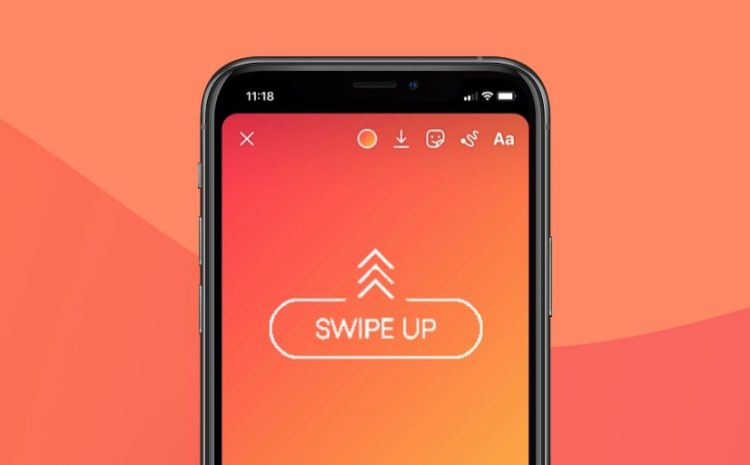 swipe-up link