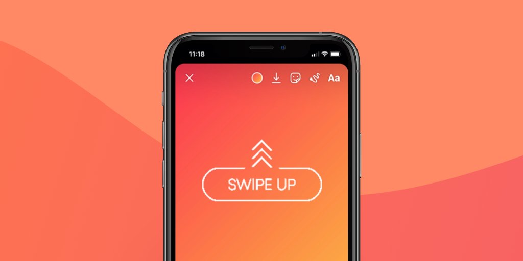 swipe-up link