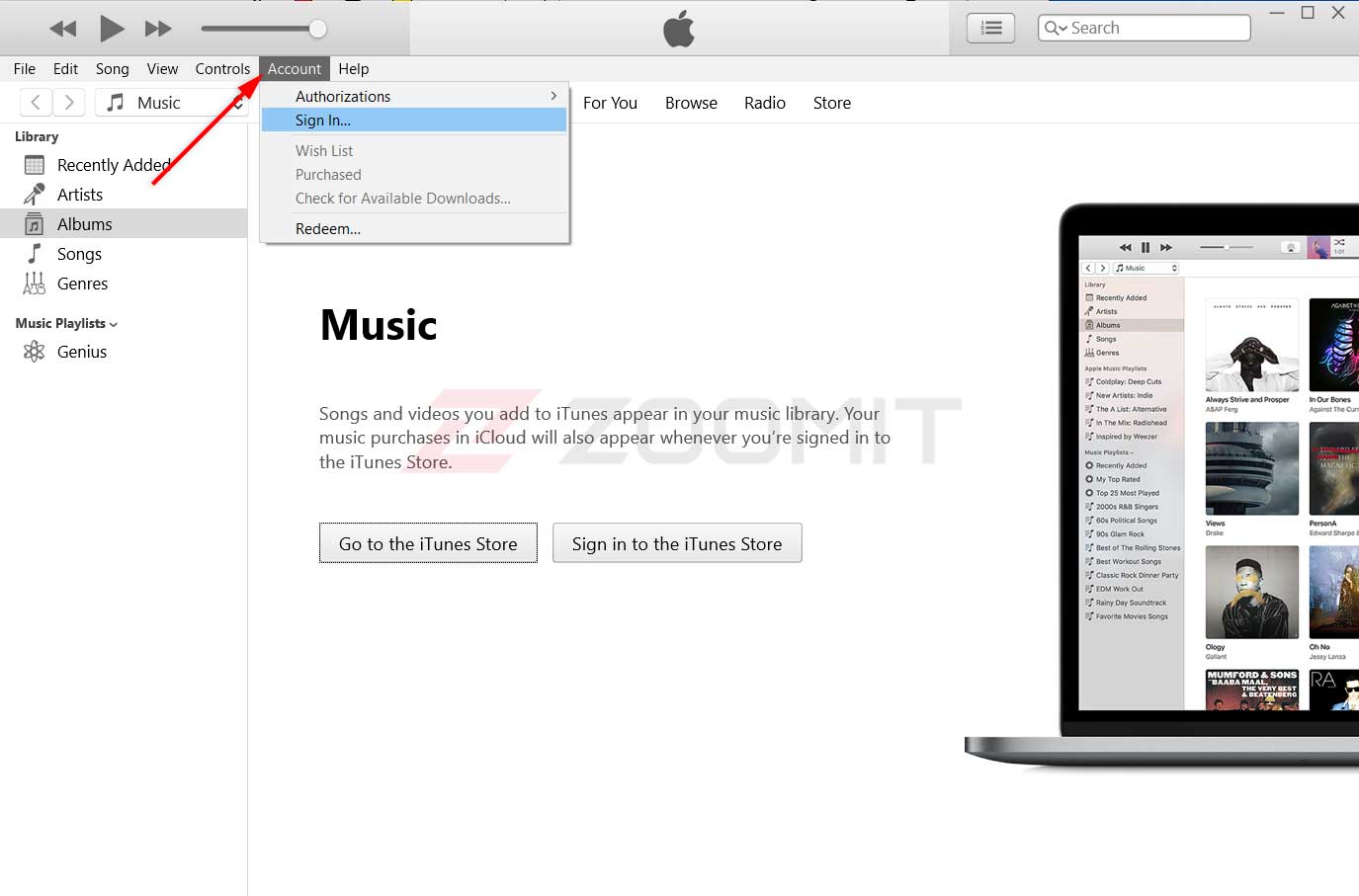 Steps to create an Apple ID using iTunes 2