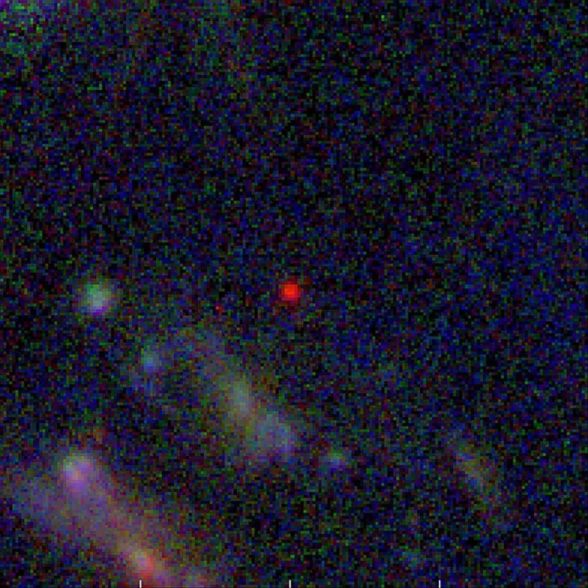 The image of the Galaxy GLASS-z13 zoomed out
