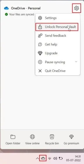 1- Encrypt Windows 11 files and folders using OneDrive