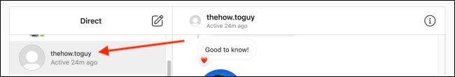 1- How to reply to messages on Instagram web