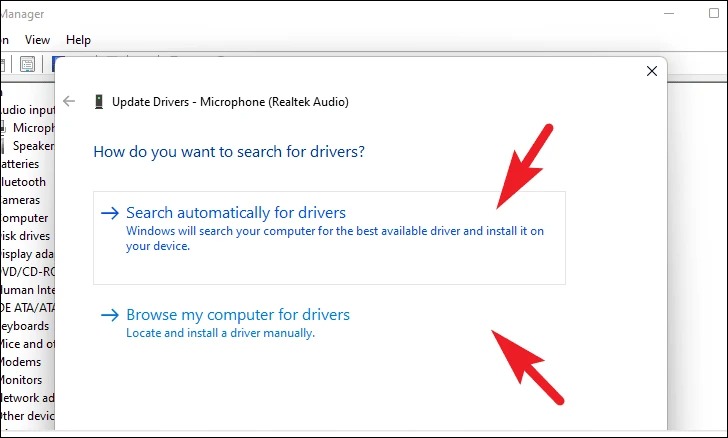 2- Microphone sound is low in Windows 11/ driver update