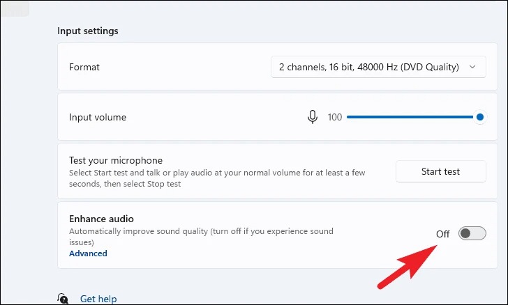 4- The sound of the microphone is low in Windows 11/run the microphone troubleshooter
