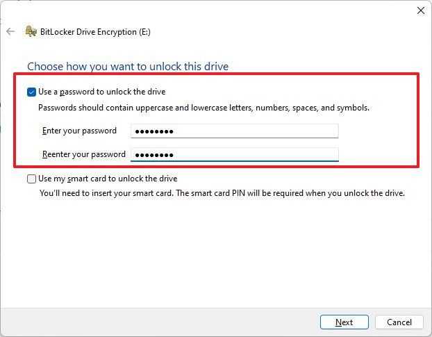 4- Virtual drive encryption with BitLocker in Windows 11