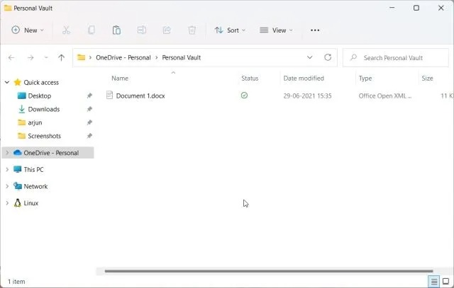 5- Encrypt Windows 11 files and folders using OneDrive