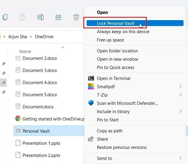 6- Encrypt Windows 11 files and folders using OneDrive