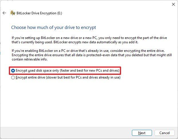 6- Virtual drive encryption with BitLocker in Windows 11