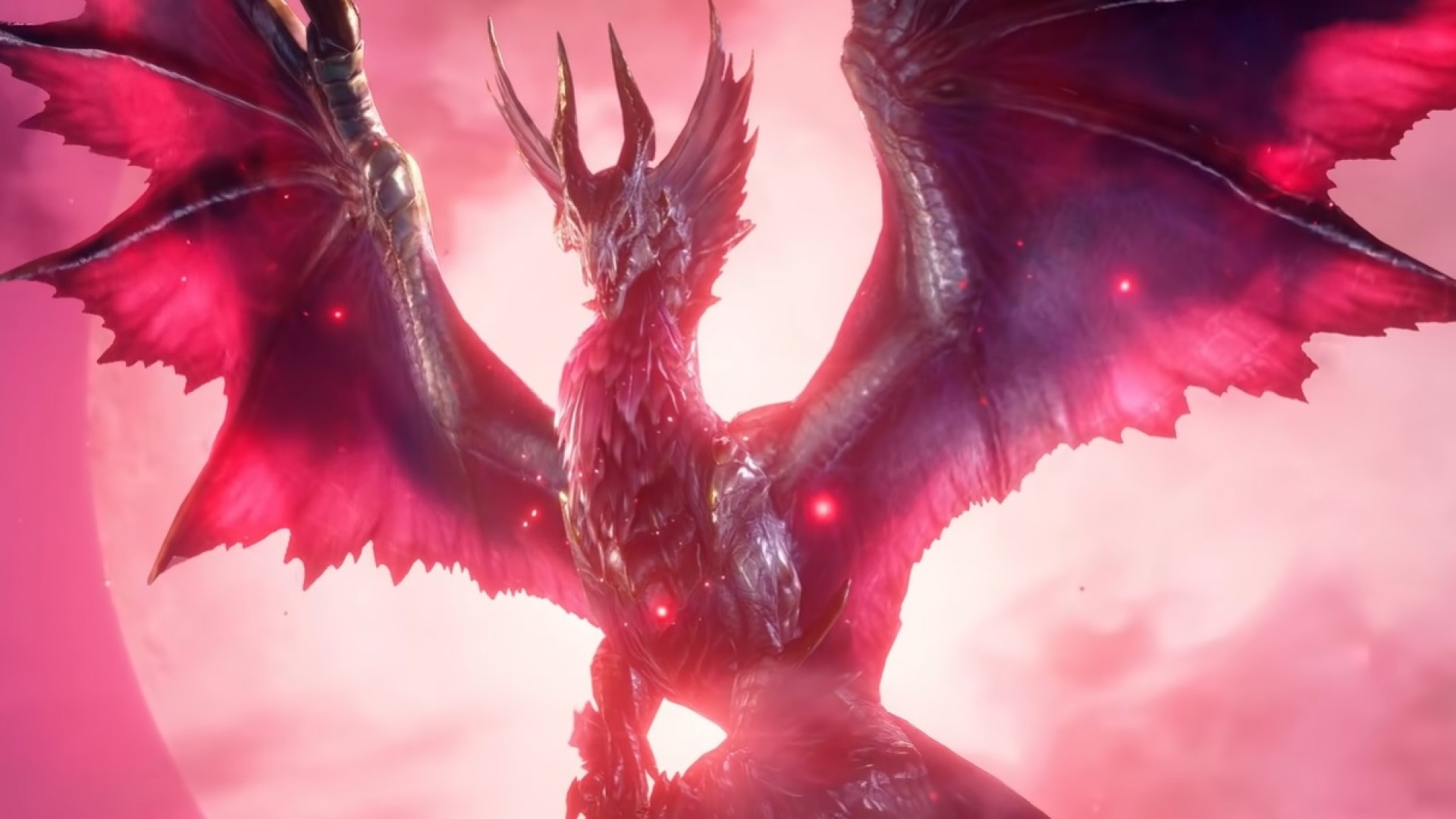 A dragon in Monster Hunter Rise: Sunbreak