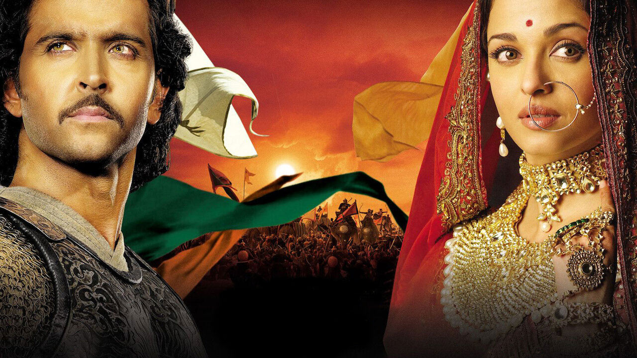 Aishwarya Rai and Hrithik Roshan as Jodha and Akbar