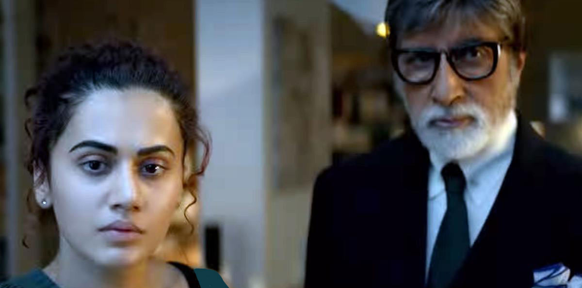 Amitabh Bachchan and Taapsee Pannu in Badla