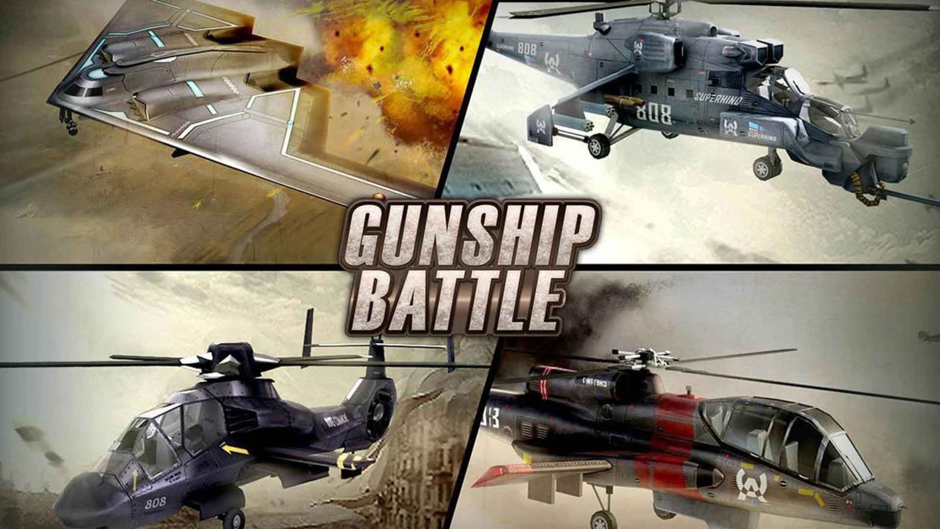Android game GUNSHIP BATTLE: Helicopter 3D