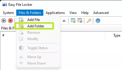 Folder encryption in Windows 11 with Easy File Locker app-3