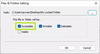 Folder encryption in Windows 11 with Easy File Locker App-4