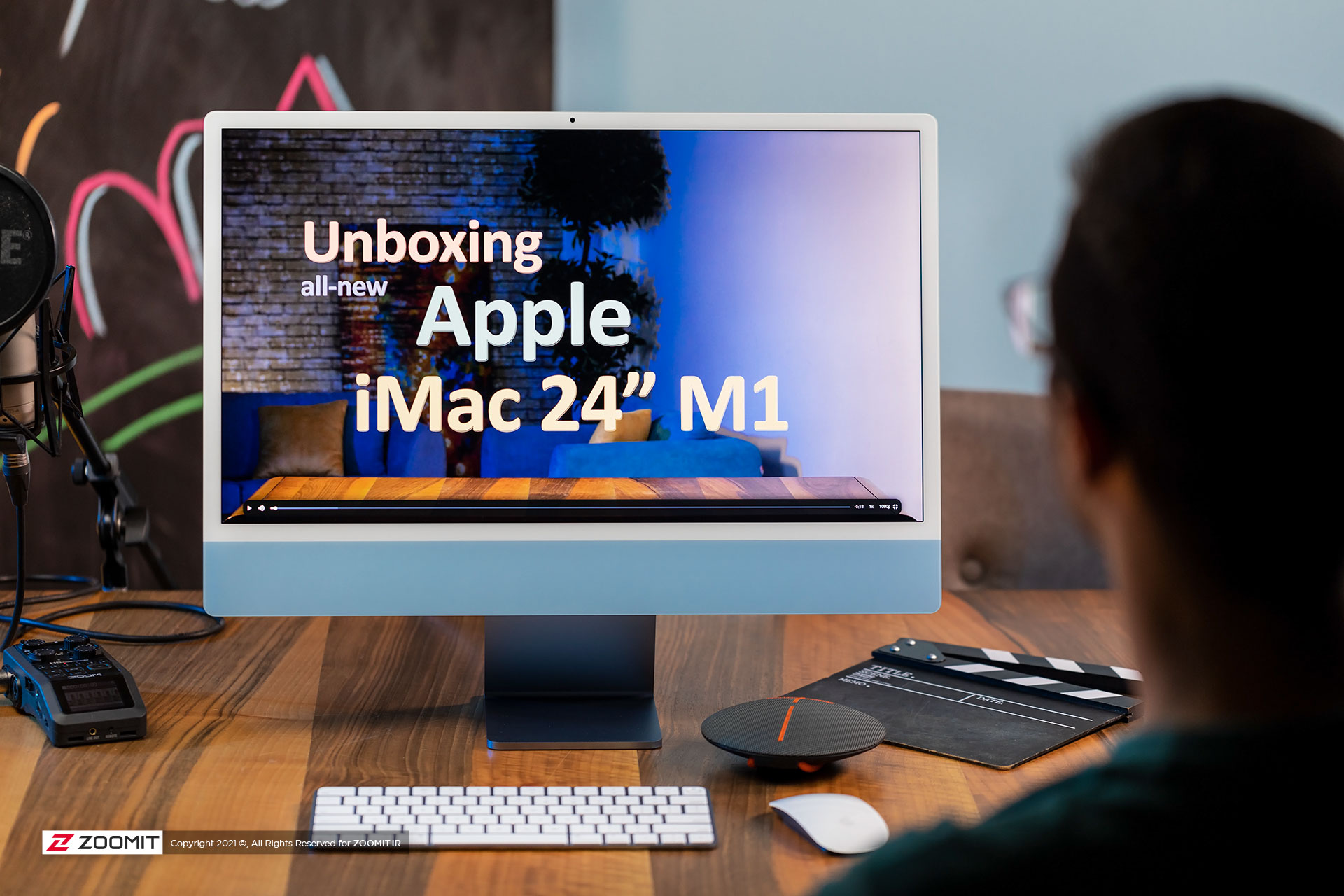 Play video on 24-inch iMac M1