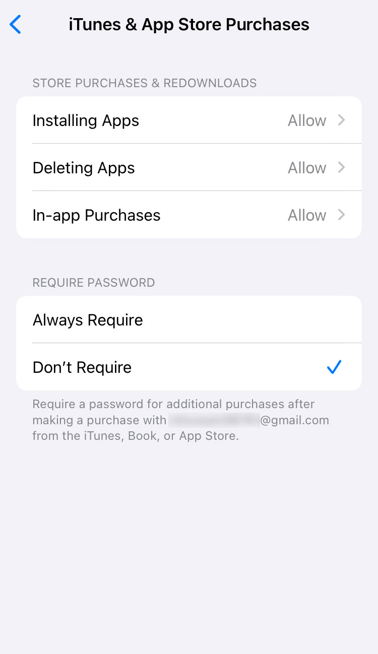 Restrict iTunes and App Store content on iPhone