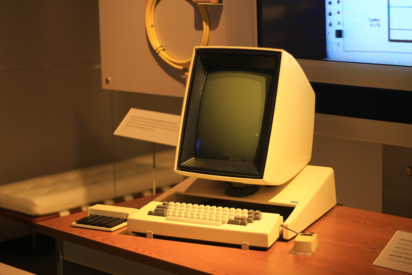 Xerox Alto - the first computer equipped with a display
