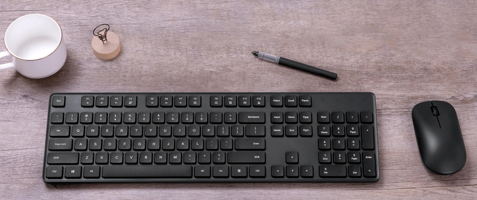 Xiaomi wireless mouse and keyboard