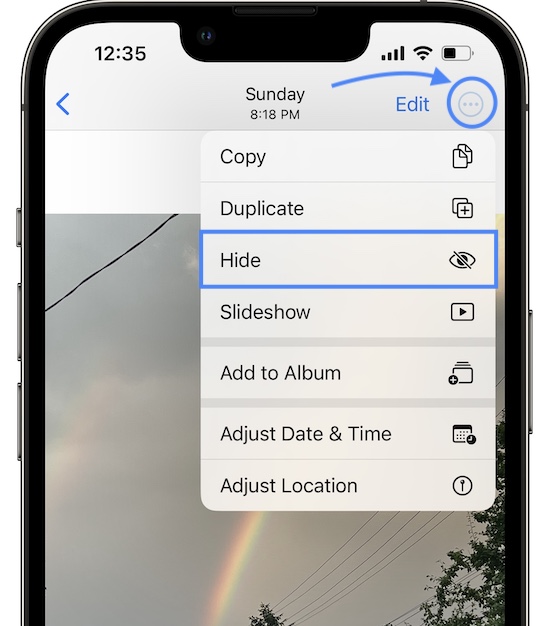 1- Locking photos in iOS 16