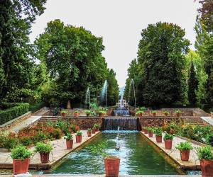Address And Sights Of Prince Mahan Garden, Kerman