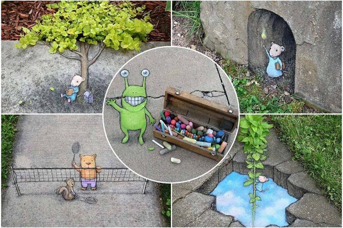 Lovely Pictures Of Street Chalk Paintings