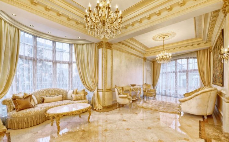 Luxury Ideas For Beautiful And Stylish Golden Decoration At Home