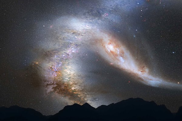 What Happens When Two Galaxies Collide?