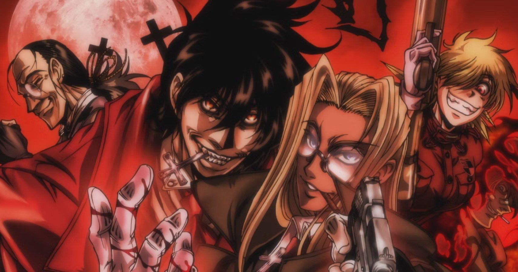 Hellsing Ultimate anime characters poster