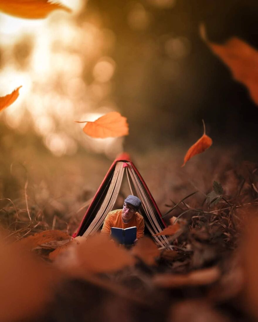 Magical world with miniature Photoshop