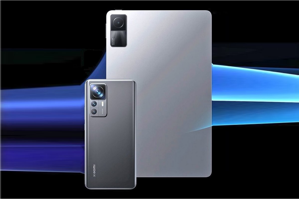 Rendering of Xiaomi 12T Pro and Redmi Pad