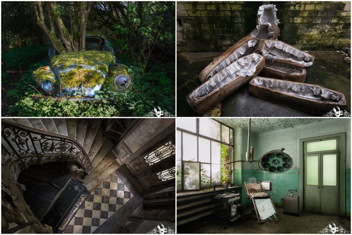 Enchanting images of abandoned and forgotten spaces