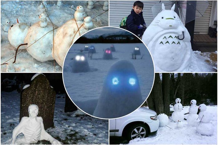 Get Ideas For This Year By Seeing These Creative Pictures Of Snowmen