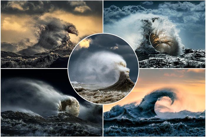 The Power And Beauty Of The Huge Waves Of Lake Erie