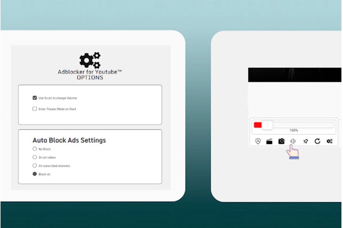 Adblocker for YouTube Chrome extension to remove YouTube ads
