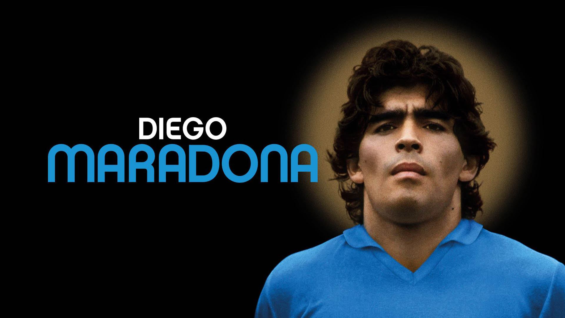 An image of Diego Maradona in the movie Diego Maradona