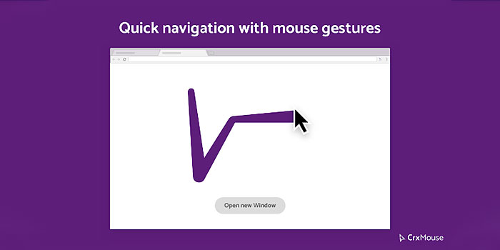 CrxMouse Google Gesture plugin