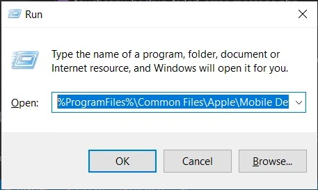 Fixing the problem of connecting iPhone to iTunes in Windows