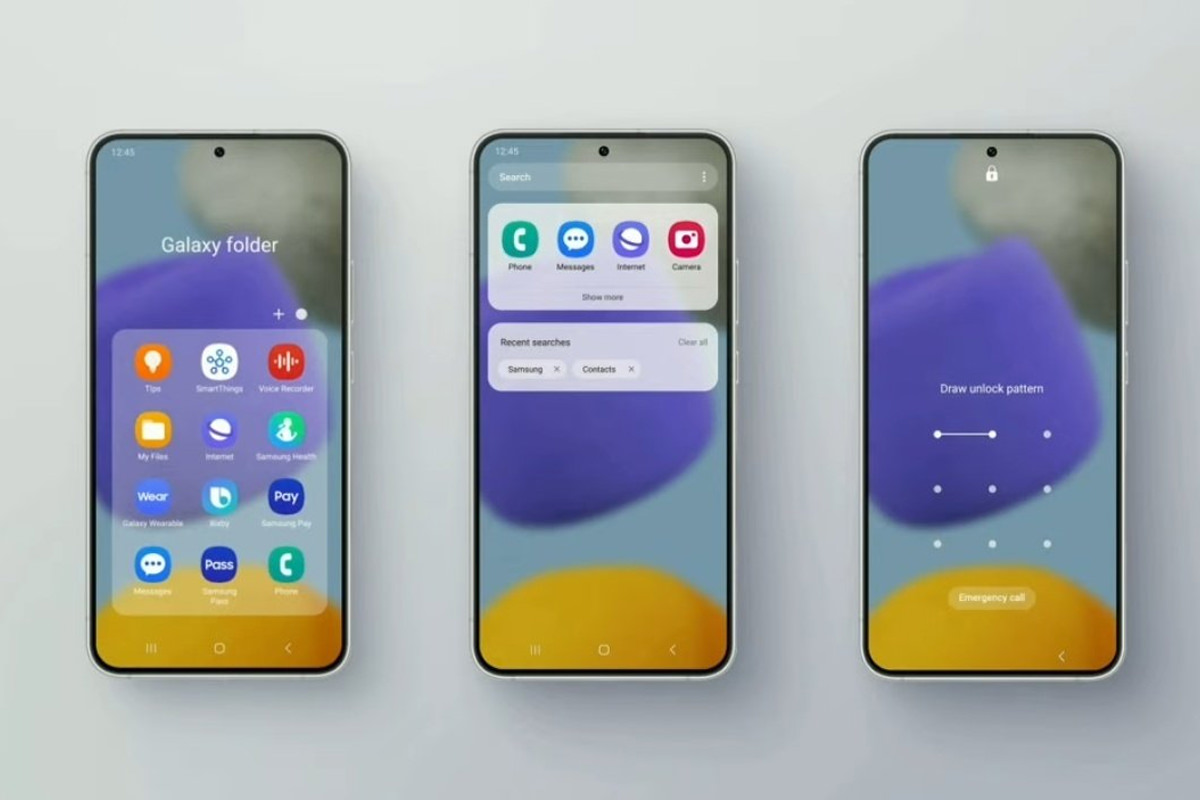 New blur effect in Samsung One UI 5