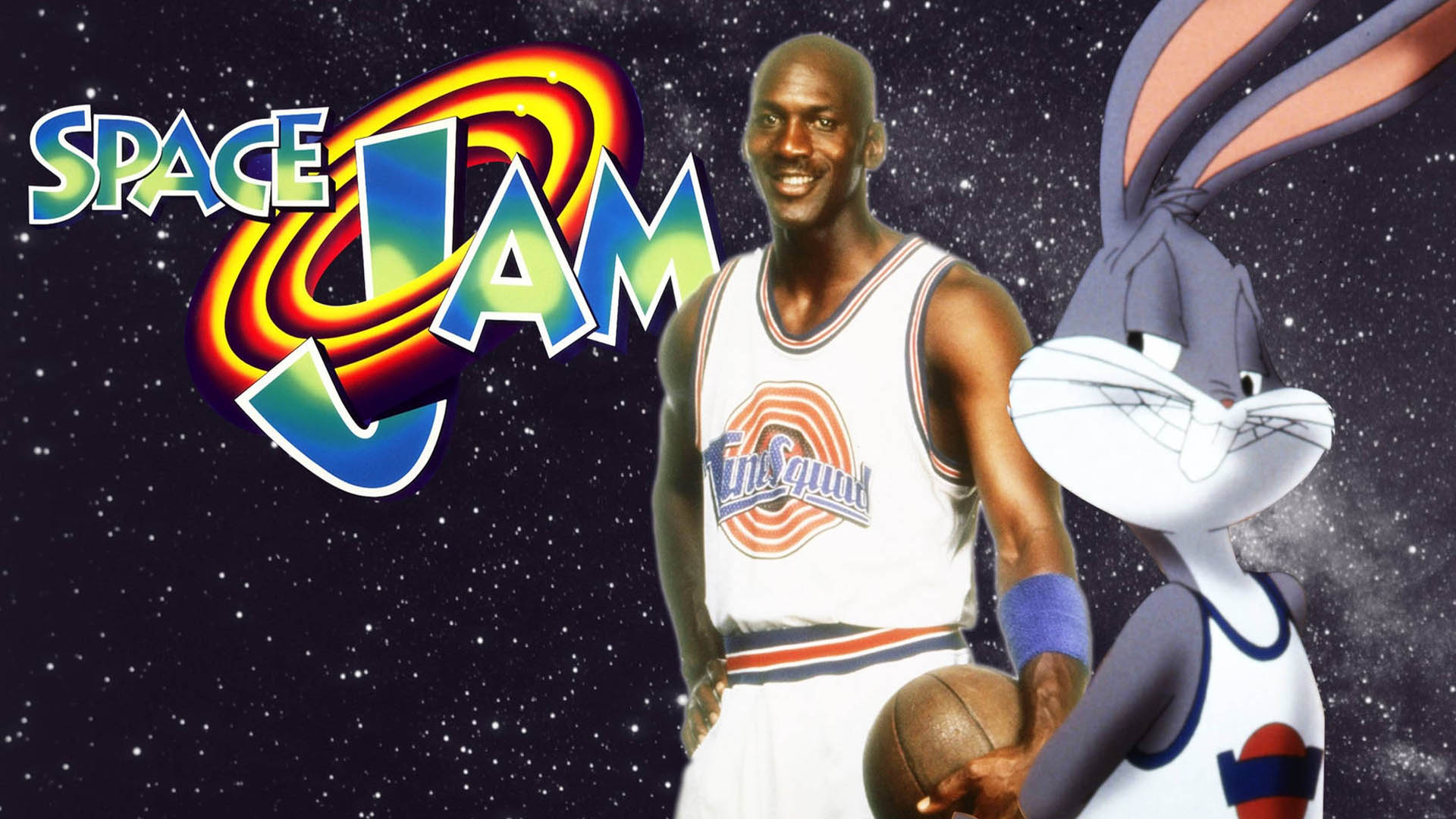 Space Jam movie poster with Michael Jordan