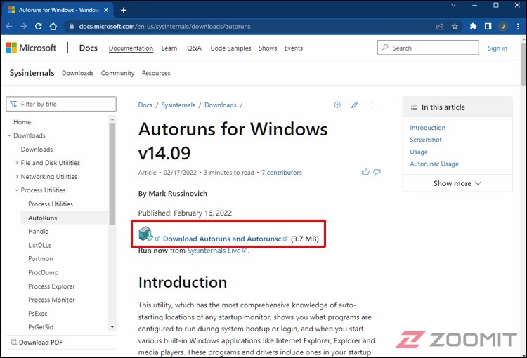 The first step is to disable Windows 11 antivirus with autoruns