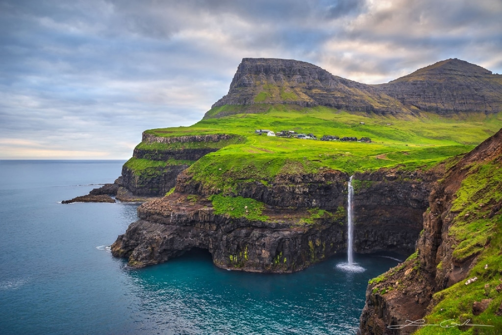 The sky of the Faroe Islands