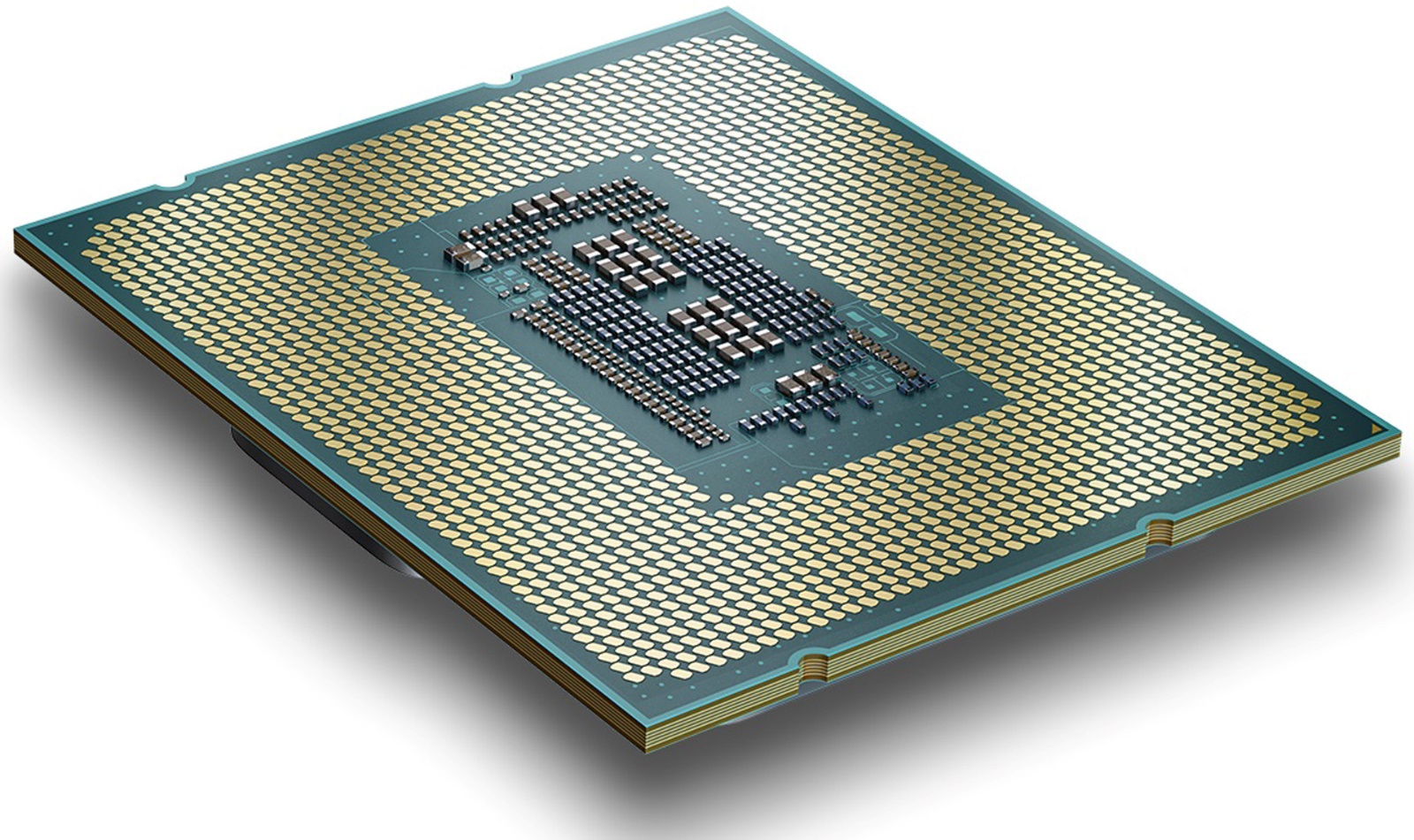 13th generation Intel Raptor Lake CPU processor back view