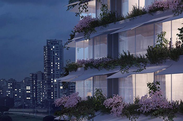 Get to know the design of Beirut's residential vertical garden