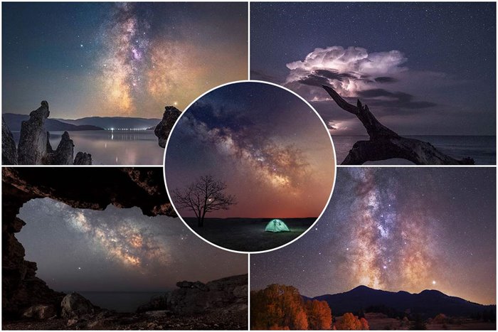 Relaxing Images Of The Night Sky And The Milky Way Galaxy