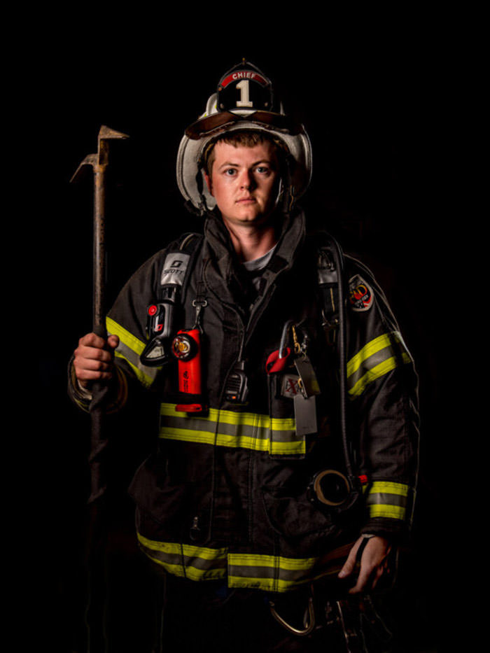 A photographer's different appreciation of dedicated firefighters