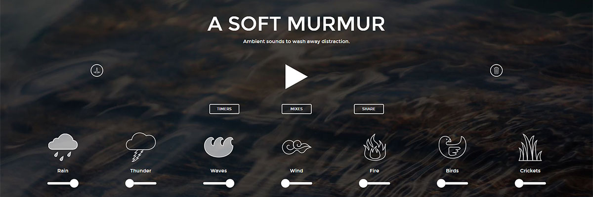 A Soft Murmur website screenshot
