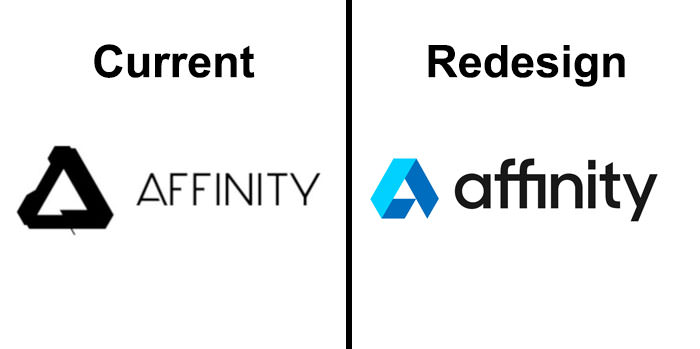 Affinity logo redesign