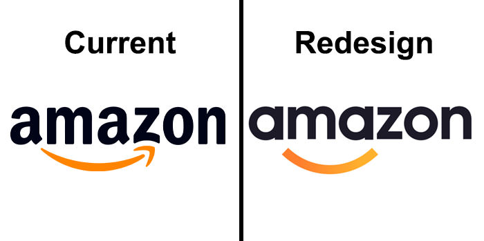 Amazon logo redesign