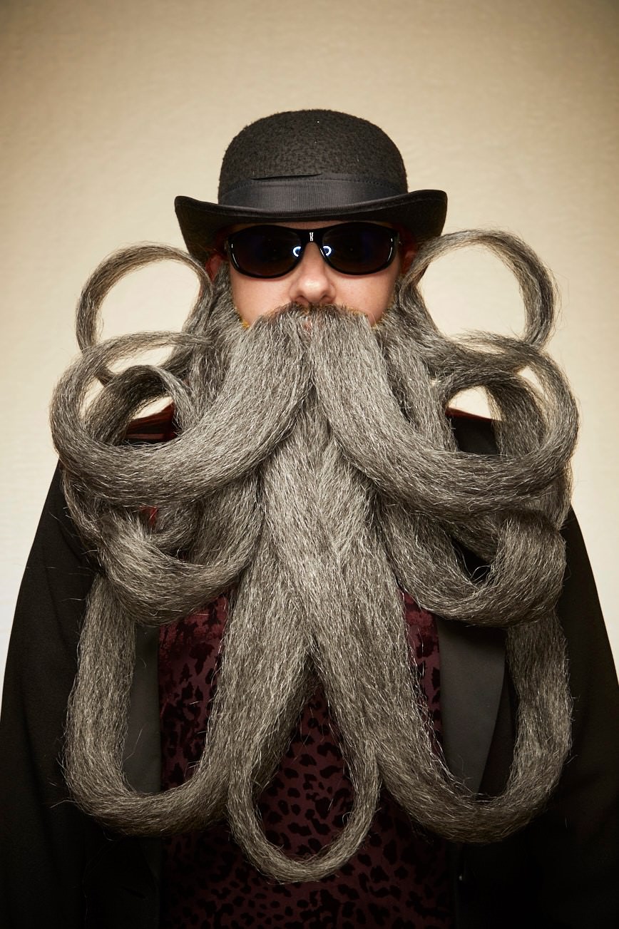 Beard and mustache competition 2019 / Octopus beard