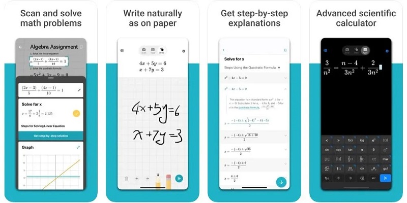 Best iOS calculators Microsoft Math Solver app